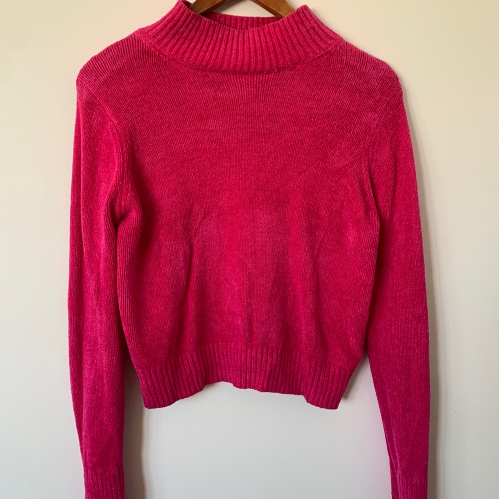 Aritzia Wilfred Corteta Sweater (hot pink)